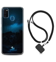Samsung M21 M22 M23 M30 M31S M32 Kılıf Boyun Askılı Silikon Gece 1633