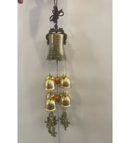 Deprem Zili Çanı Duvar Rüzgar Çanı Zili Feng Shui Ejderha Yılı Metal Borulu Budha Buda Ejderha Çift