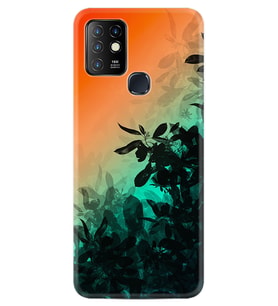 INFINIX Hot 8 9 10 11S Hot 10 Play 10T Kılıf Desemli Silikon Güzel Çiçekler 1712