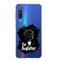 Xiaomi Mi 9 Se Uyumlu Kapak Dog Father Tasarımlı Şeffaf Silikon Kılıf