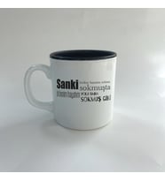 Sanki Herkes Hayatını Yoluna Sokmuşta Baskılı Siyah Multi Kupa