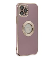 iPhone 12 Pro Kılıf Store Silikon - Mor