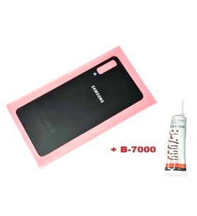 Samsung Galaxy A7 A750 Arka Pil Batarya Kapağı (CAM+B-7000) SİYAH