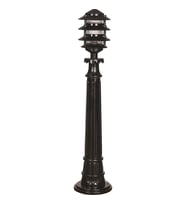 AVONNI BSU-68173-BSY-B Siyah Boyalı Dış Mekan Aydınlatma E27 ABS Polikarbon Cam 16cm