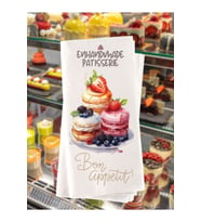 Patisseria Pasta Temalı Baskılı Peçetesi 20 Adet