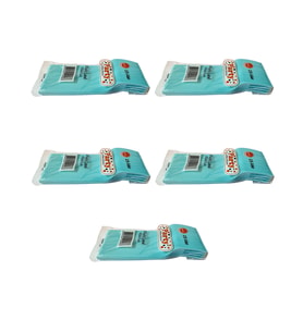 Plastik Turkuaz Renkli Lüx Parti Doğum Günü Çatal - 18 Cm. - 25 Adetlik 5 Paket