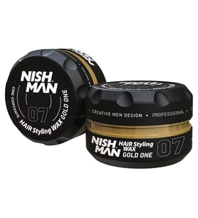 NISHMAN 07 Saç Şekillendirici Ultra Sert Parlak Wax 100 ML