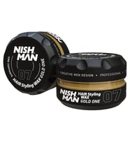 NISHMAN 07 Saç Şekillendirici Ultra Sert Parlak Wax 100 ML