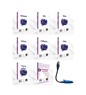 Karekök Yayınları 9 Sınıf Kazandıran Tüm Dersler Soru Bankası Süper Set Super Kitaplar + Kitap Okuma Işığı Hediye (Çok Renkli)