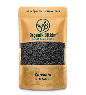 Organik Bitkim Yerli Çörek Otu Tohumu 250 gr