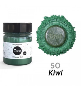 Resinin Tone Powder Kiwi Epoksi Toz Sedef Renk Pigmenti 100 ml