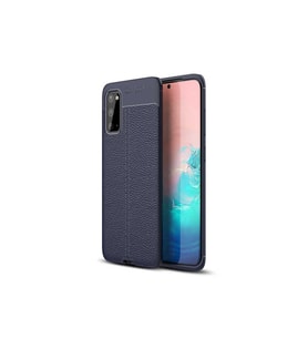 Samsung Galaxy S20 Uyumlu Kılıf Zore Niss Silikon Kapak (Lacivert)