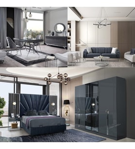 ROYAL MDF DÜĞÜN PEKTİ  (Antrasit)