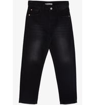 Breeze Kız Çocuk Kot Pantalon Cepli 10-14 Yaş, Siyah