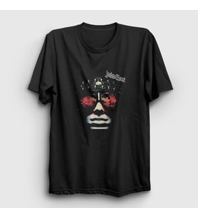 Presmono Unisex Siyah Machine Judas Priest T-Shirt 88667tt