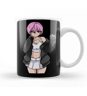 Cute Anime Girl Kawaii Waifu Senpai Japanese Kupa Bardak Porselen