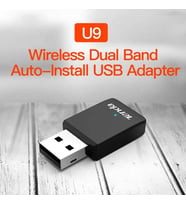 U9 WiFi AC650 Dual Band USB Adaptör