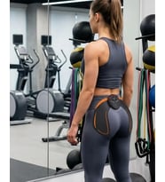 EMS Kalça Şekillendirici Kas Uyarıcı Elektrikli Egzersiz Cihazı Evde Spor Aleti