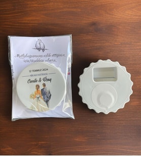 10 Adet Söz, Nişan, Nikah, Düğün Hediyesi Kapak Açacak Magnet Kart ve Ambalajlı Tek Tek (kpkmg9)