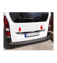 Citroen Berlingo Krom Bagaj Çıtası 2018 ve üzeri Paslanmaz Çelik