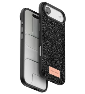 Iphone 17 Air Bright Simli Kapak - Siyah