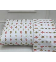 NİVEMESHOME DÖRTGEN MODEL DESENLİ 2 Lİ YASTIK KILIFI KAPAKLI 50X70