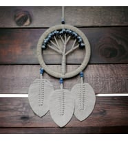 Rüya Hayat Ağacı Dream Catcher Ekru