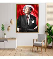 ÇERÇEVELİ ATATÜRK TABLO S188