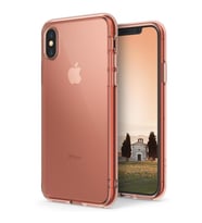 Ringke Fusion iPhone X ile Uyumlu KIlıf Rose Gold