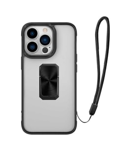 Apple iPhone 13 Pro Uyumlu Kılıf Zore V-Bax Kapak (Siyah)