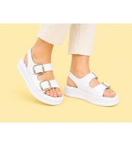 Trendyshose 06474 Rahat Anatomic Toka Ayarlanabilir Garantılı Kadın Sandalet