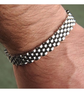 Erkek Çelik Bileklik Modern Tarz Takı Aksesuar