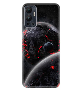 Infınix Hot 12 Kılıf Resimli Desenli Silikon Platinium Series Dark World 1867
