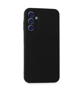 Samsung Galaxy A15 4G Kılıf First Silikon - Siyah