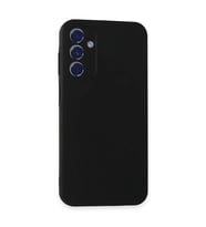 Samsung Galaxy A15 4G Kılıf First Silikon - Siyah