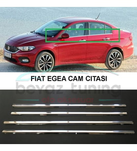 Fiat Egea Cam Çitası Kromu Nikelajı