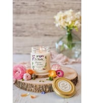 %100 Soya & Balmumu Yasemin,Sümbül Es Made Blossom Garden Kokulu Mum