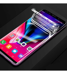 Samsung Galaxy S6 Edge Ekran Koruyucu Full Tam Kaplayan Kavisli HD Esnek Film (Renksiz)