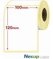 100X120 Mm Termal Etiket, Barkod/Adres/Kargo Termal Etiketleri, Zebra Diğer Yazıcılarla Uyumlu