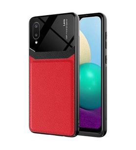 Samsung Galaxy A02 Kılıf Parlak TPU Emiks Kapak (Kırmızı)