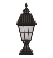 AVONNI BSU-68035-BSY-KOP Siyah Boyalı Dış Mekan Aydınlatma E27 Aluminyum Cam 23cm