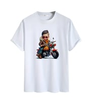 Animasyon Görselli  Unisex (Tshirt) Tişört (Beyaz)