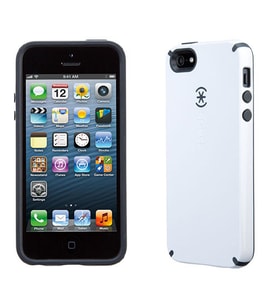Speck CandyShell iPhone SE/5S/5 ile Uyumlu Sert Kılıf Beyaz -Siyah SPK-A2688