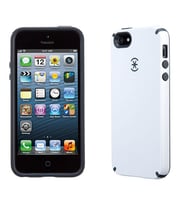 Speck CandyShell iPhone SE/5S/5 ile Uyumlu Sert Kılıf Beyaz -Siyah SPK-A2688