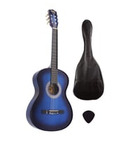 Jwin CG-3802 Klasik Gitar 38" (Kılıf + Pena) - Mavi