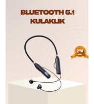 Bluetooth 5.1 Kablosuz Kulaklık – Net Ses ve Güçlü Bağlantı