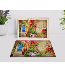 BK Home Yağlıboya Tasarımlı 1000 Parça Profesyonel Puzzle-4