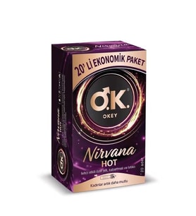 Okey Nirvana Hot Prezervatif 20'li