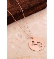 Plaka Rose Gümüş Anne Çocuk Kolye 7950