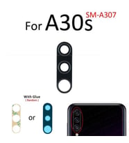 Samsung Galaxy A30S Arka Kamera Camı Lens Yapışkanlı